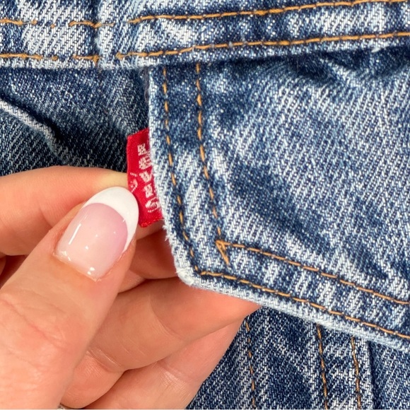 Levi’s vintage 70s/80s denim vest made in the USA large - Picture 4 of 10